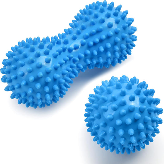Spiky Massage Ball Set, 2 Pack Physical Therapy Massage Balls