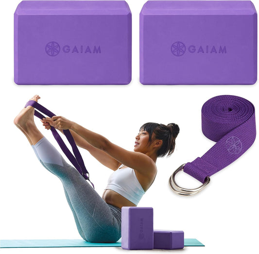 Gaiam Yoga Block - Supportive Latex-Free Eva Foam